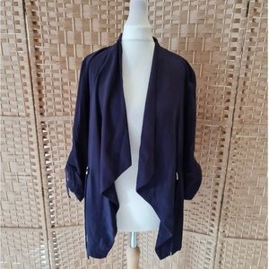 ZARA Navy Blue Blazer/Jacket, Sz Large (NWT)